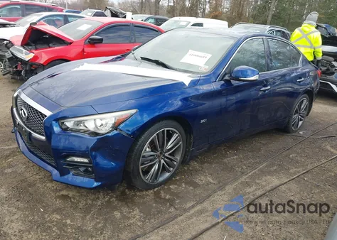 2017 Infiniti Q50 3.0T Sport из США, поврежденный, VIN JN1EV7AR1HM840017